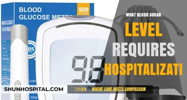 When Blood Sugar Levels Become Dangerous: Hospitalization Thresholds Explained