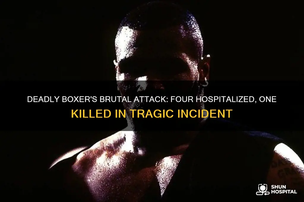 what boxer put four in yhe hospital and killed one