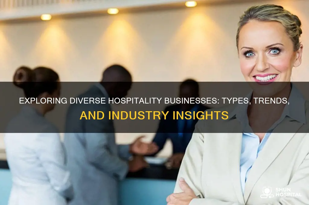 what business fall in hospitality