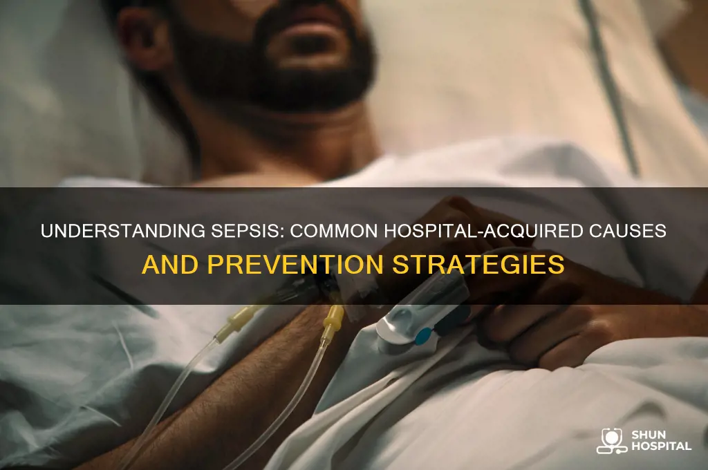 what causes sepsis in hospitals
