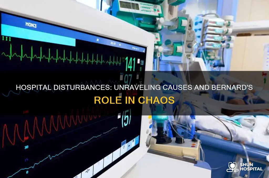 what causes the disturbance in the hospital how do bernard