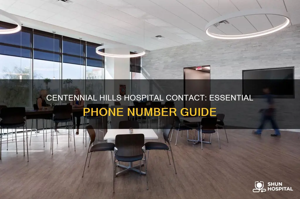 what centenial hilss hospital number