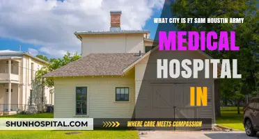 Discovering Ft. Sam Houston Army Medical Center's City Location