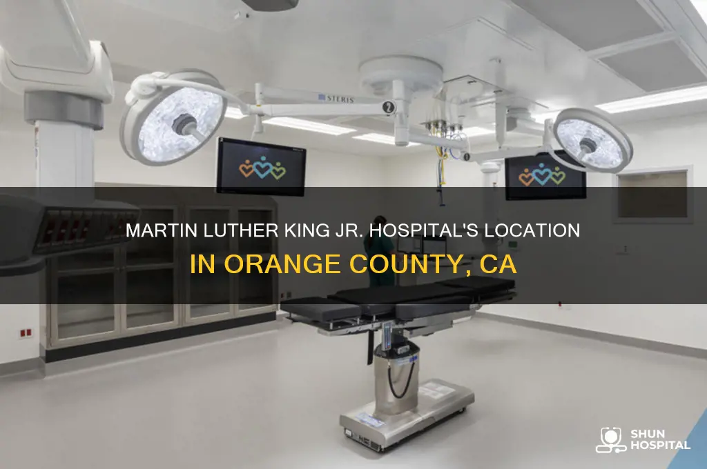 what city was martin luther king hospital in in oc