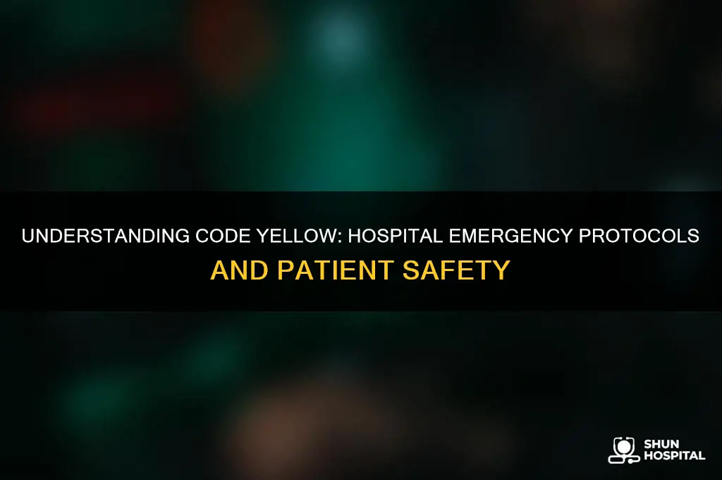 what code yellow in hospital