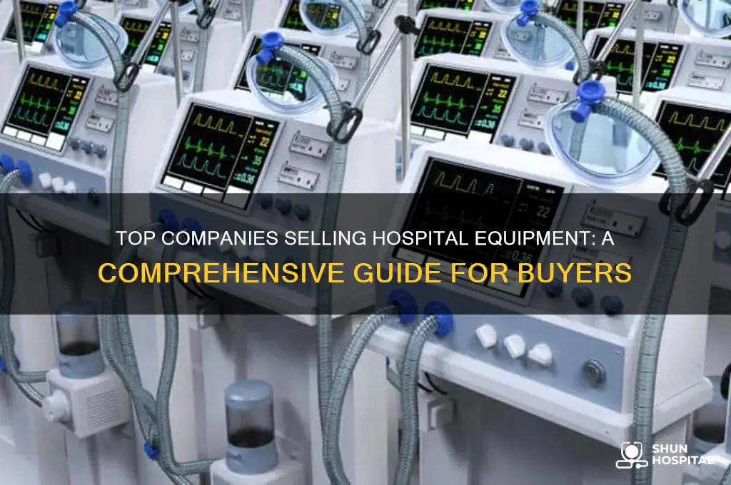 what companies sell hospital equipment