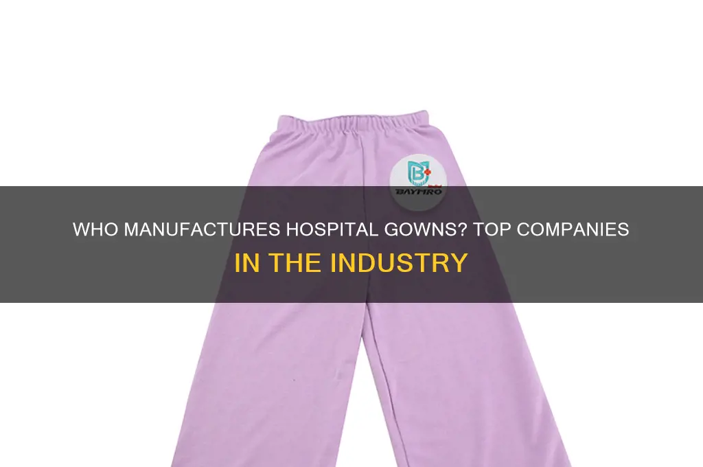 what company makes hospital gowns