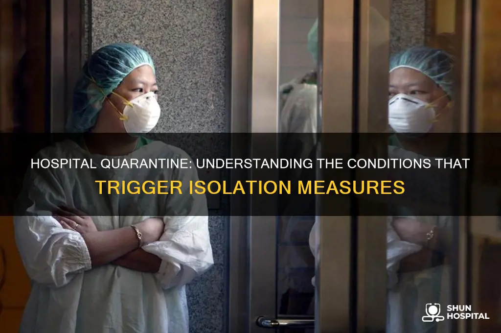 what conditions cause hospital quarantine