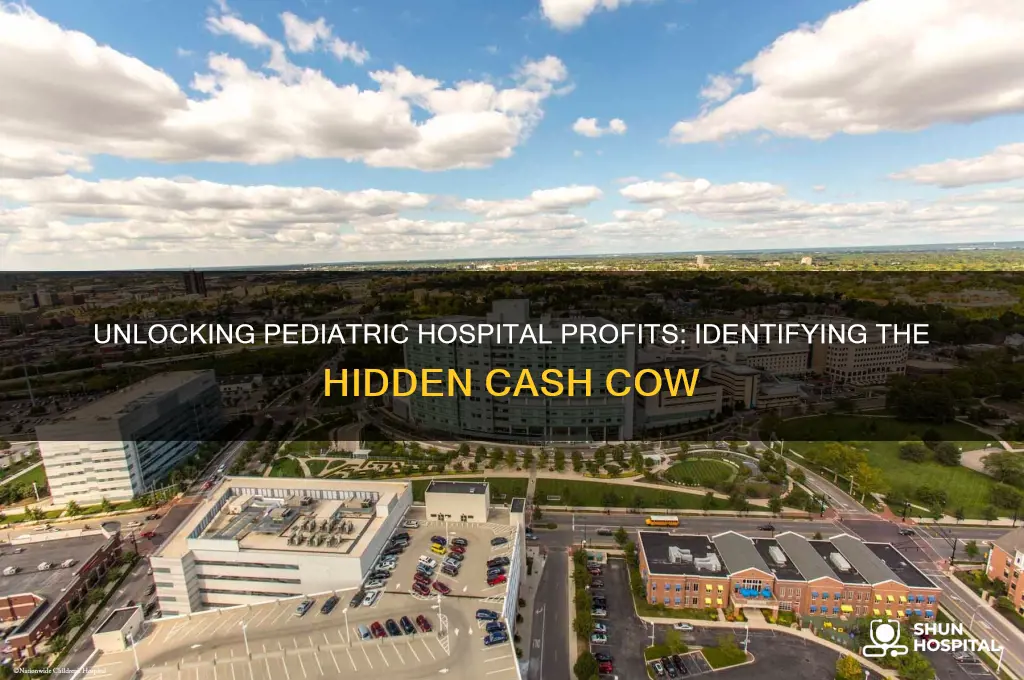 what could be the cash cow at a pediatric hospital