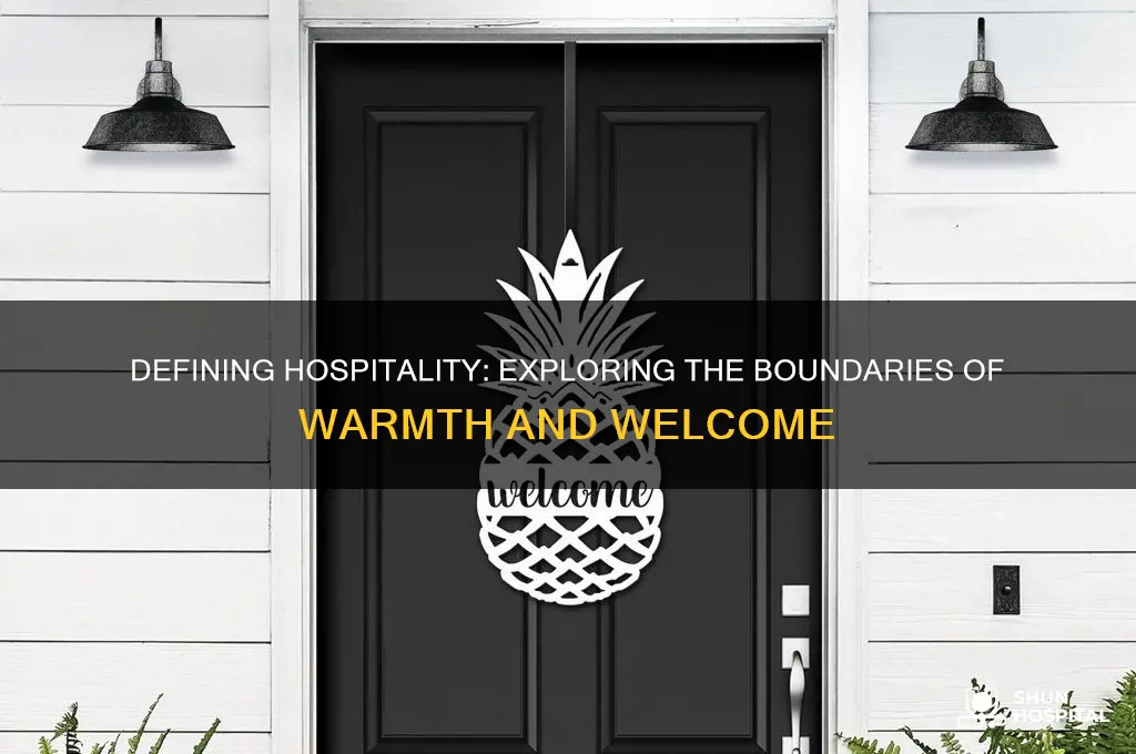 what counts as hospitality