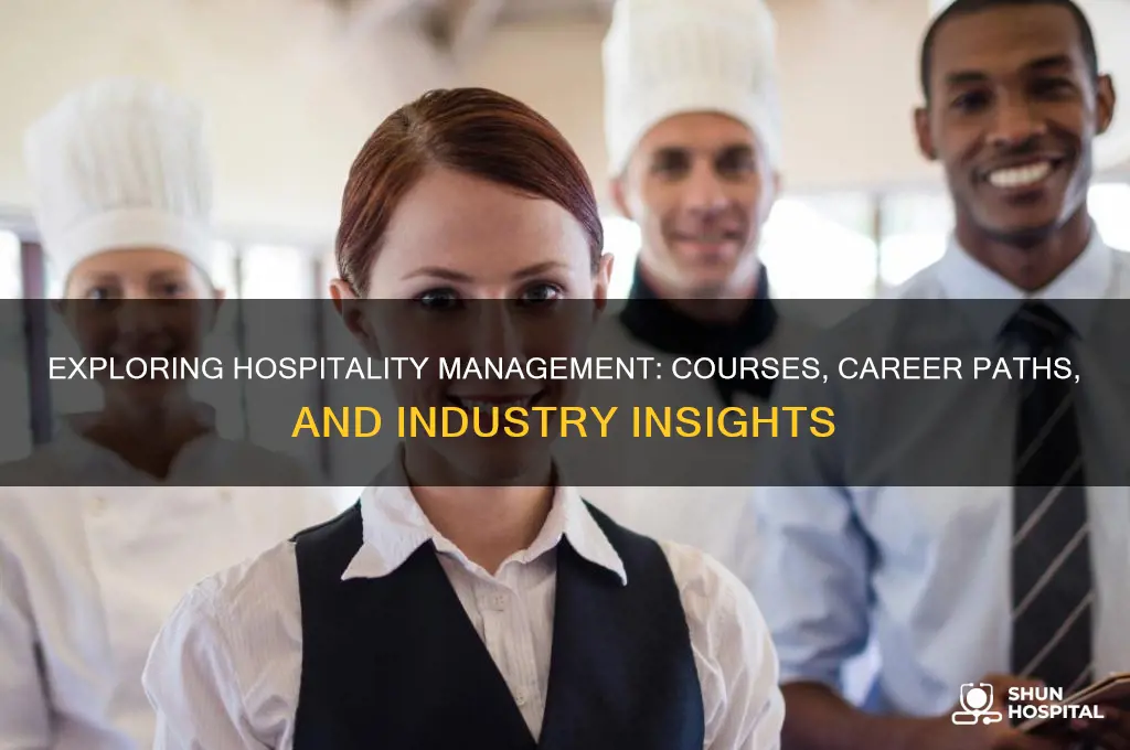 what course is hospitality management