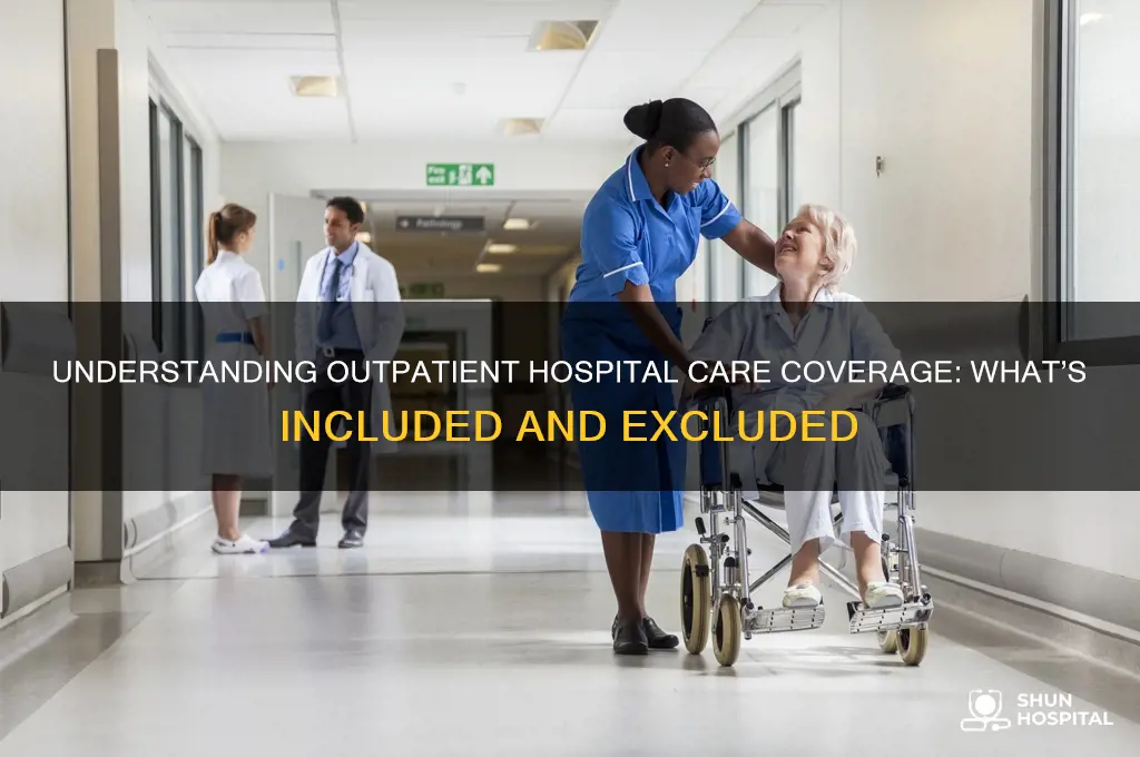 what covers outpatient hospital care