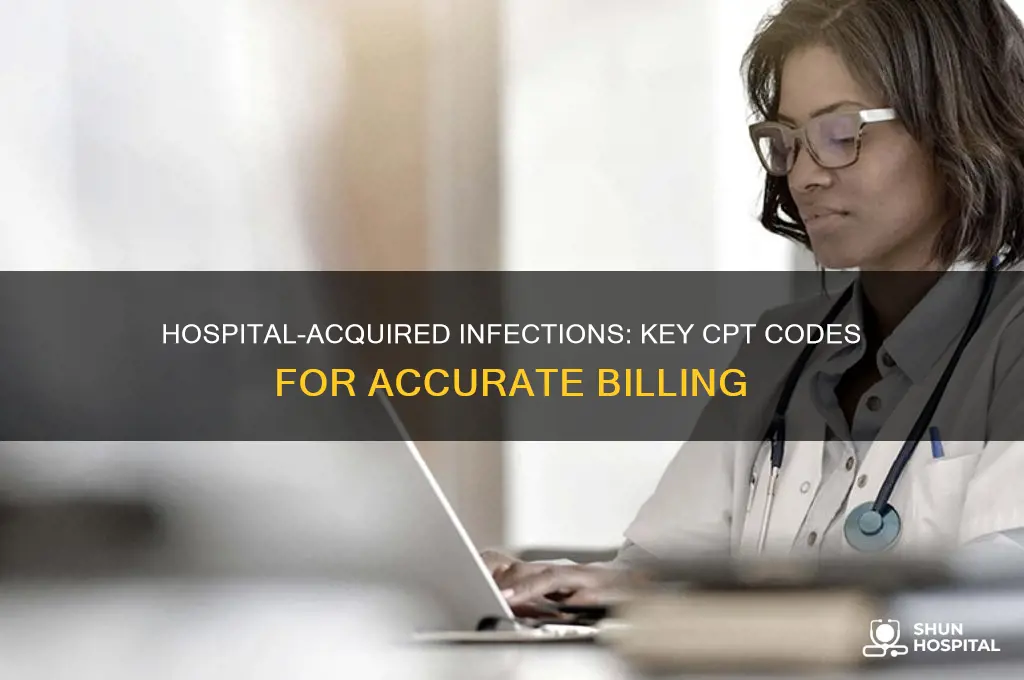 what cpt codes are related fo hospital aquired infection