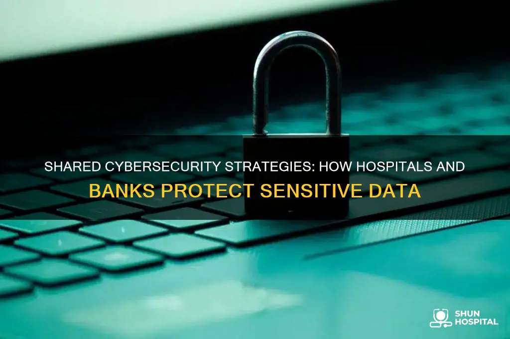 what cybersecurity measure to hospitals and banks have in comon