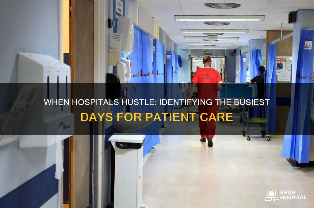 what day hospital is busy