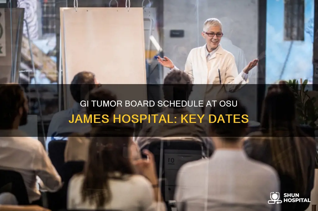what day is gi tumor board at osu james hospital