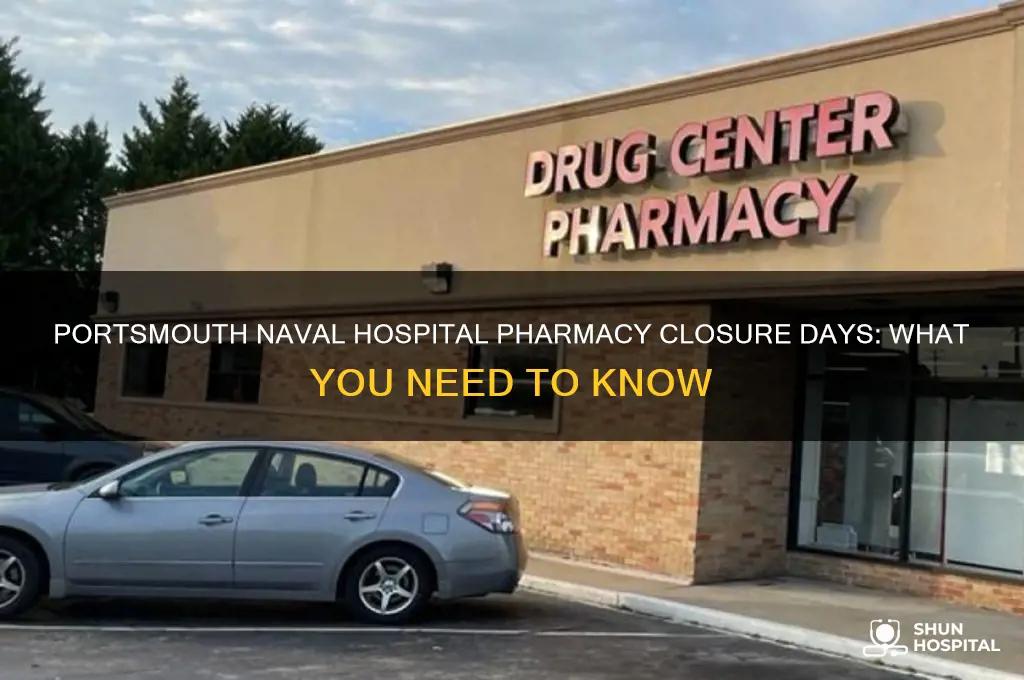 what day is it portsmouth naval hospital pharmacy closed
