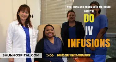 Methodist Hospital IV Infusion Schedule: Days and Hours Guide