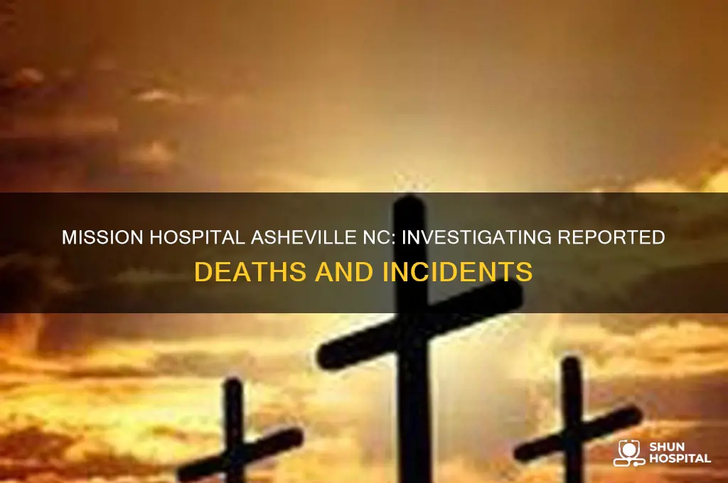 what deaths were at mission hospital in asheville nc