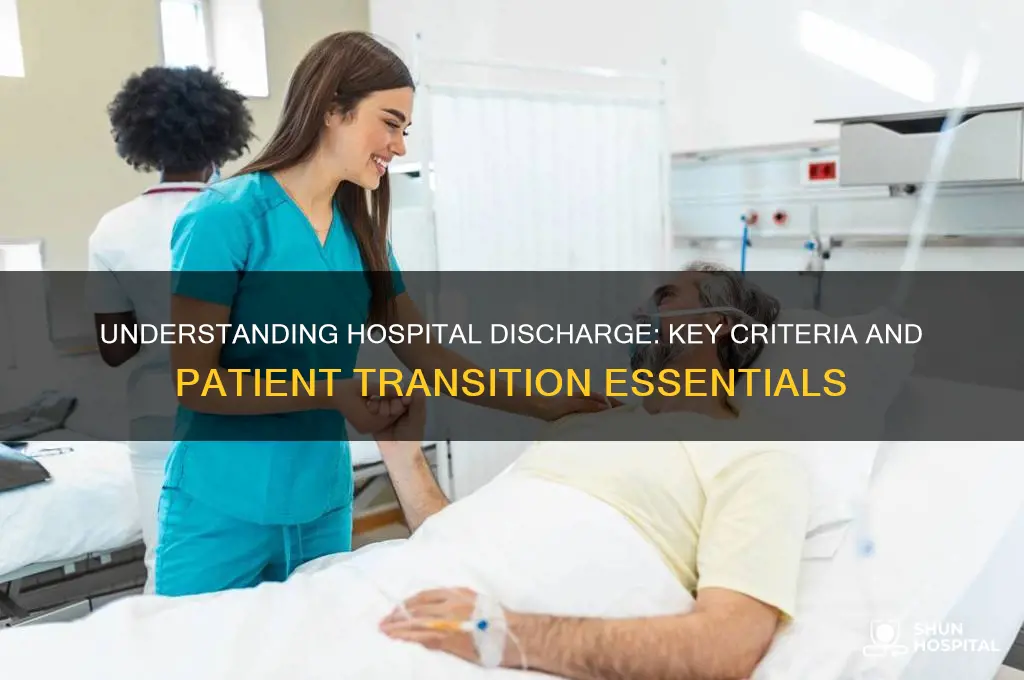 what defines hospital discharge
