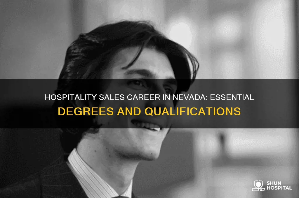 what degree do i need for hospitality sales in nv