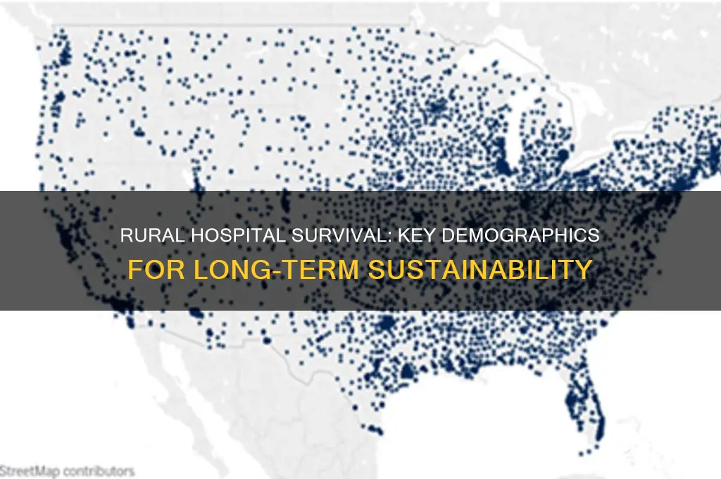 what demographics do rural hospitals need to survive peer reviewed