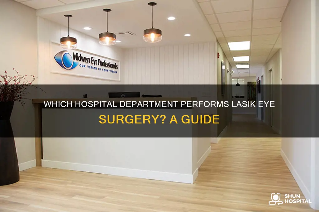 what department in a hospital does eye surgery lasik
