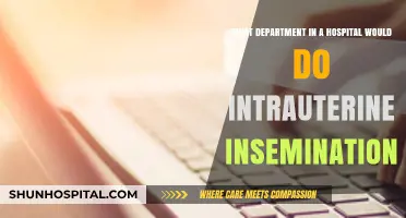Which Hospital Department Performs Intrauterine Insemination Procedures?