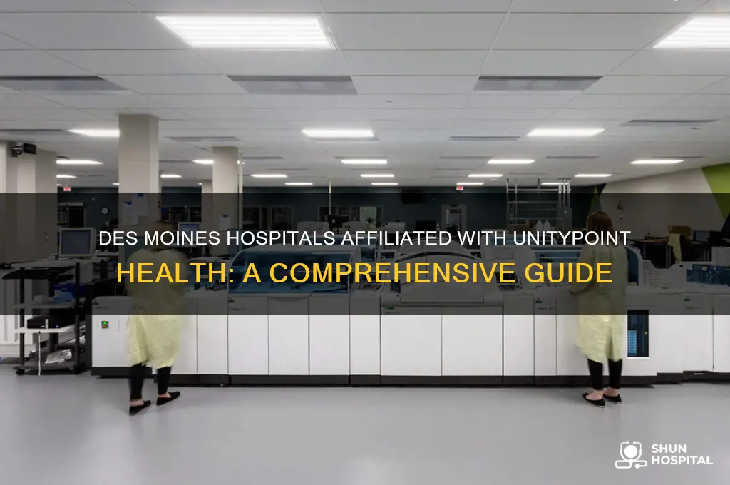 what des moines hospitals are part of unity point