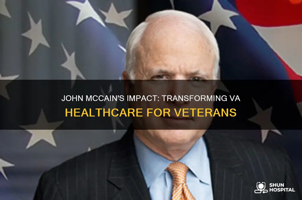 what did john mccain do for the va hospital