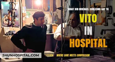 Michael Corleone's Hospital Confession to Vito: A Godfather Moment