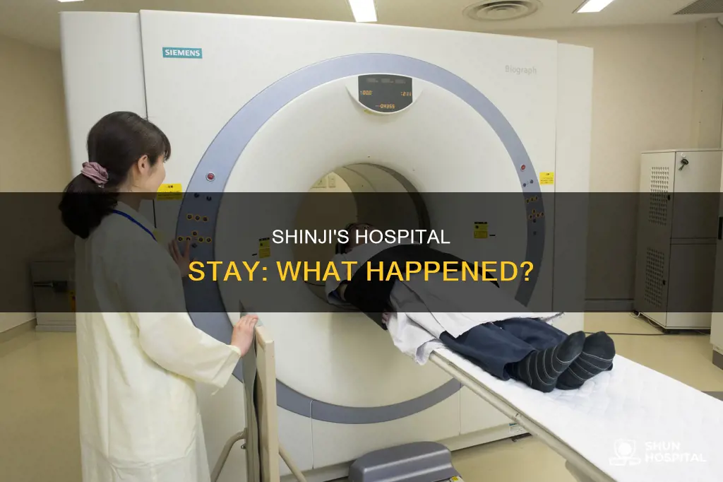 what did shinji do in the hospital