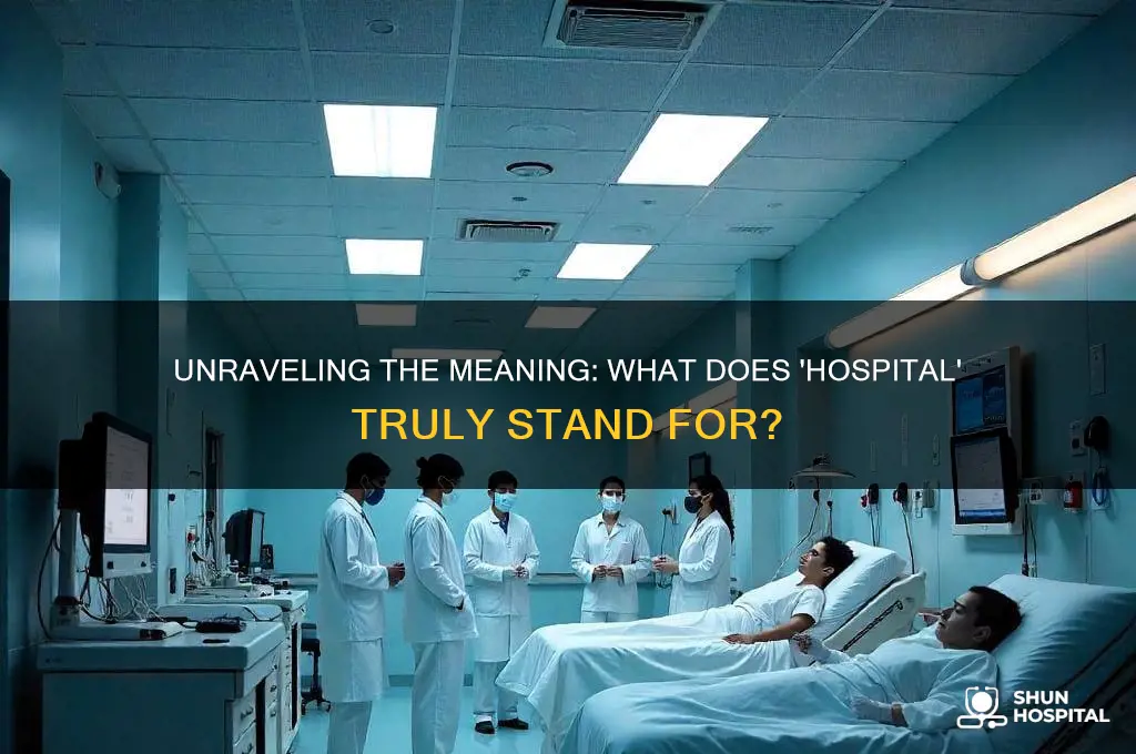 what dies hospital stand for