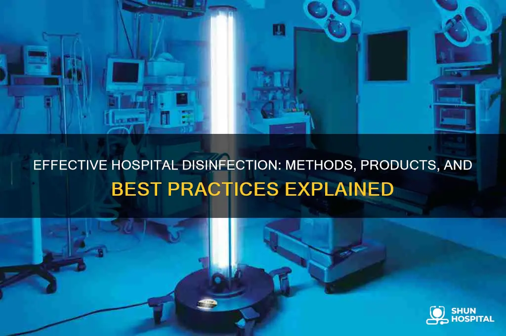 what disinfects hospitals