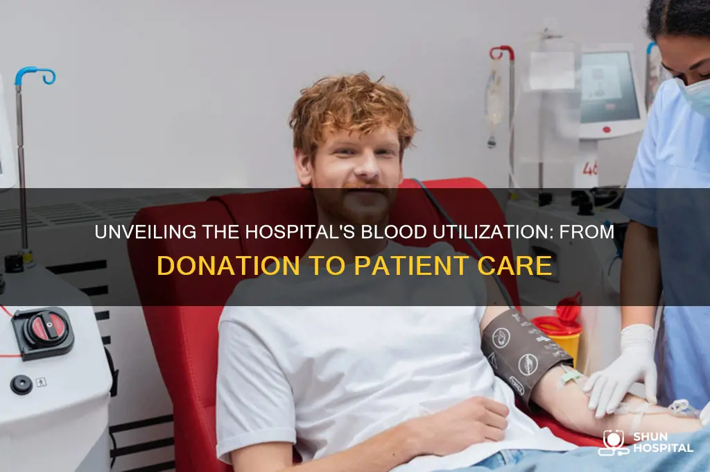 what dk they do with the blood at the hospital