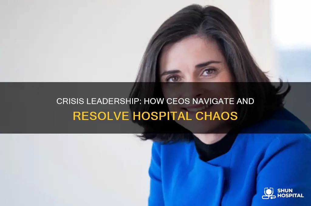 what do ceos do if theres a mess in hospitals