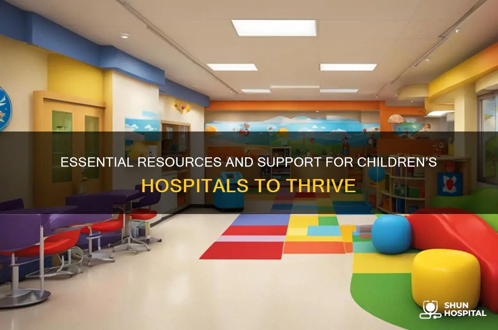 what do childrens hospitals need