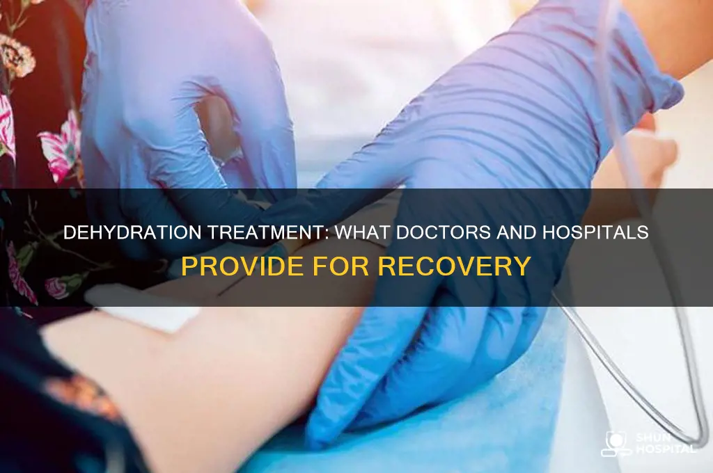 what do doctors and hospitals give you for dehydration