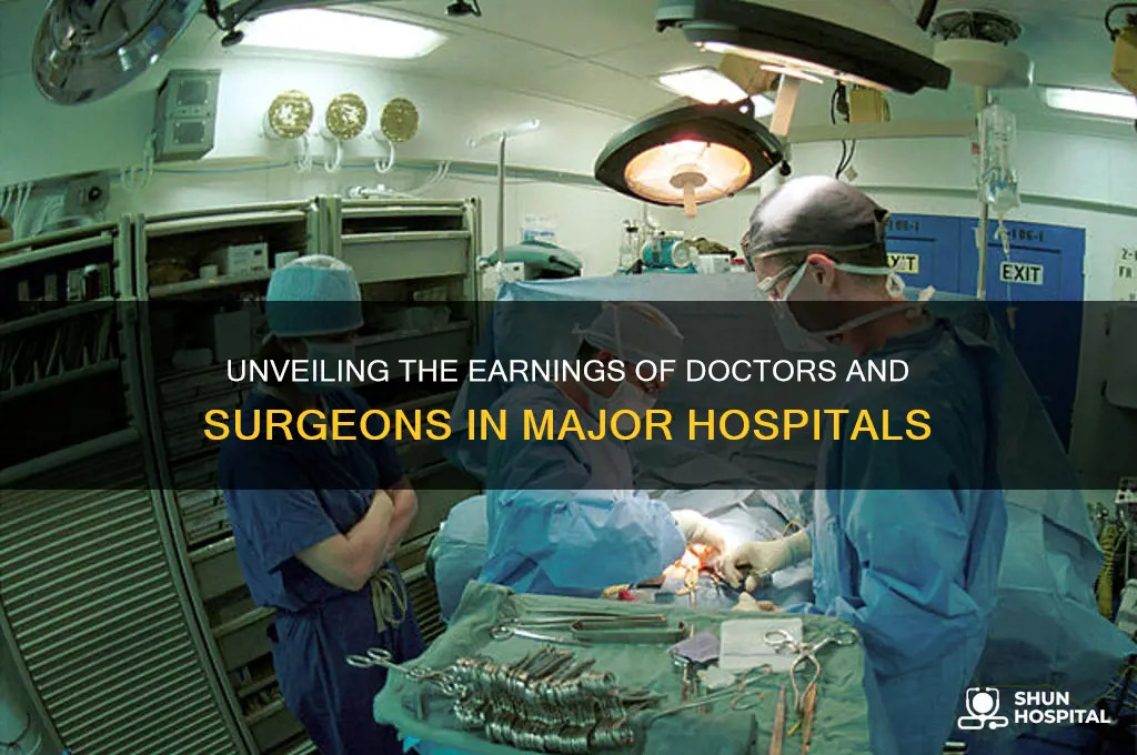 what do doctors and surgeons at major hospitals earn