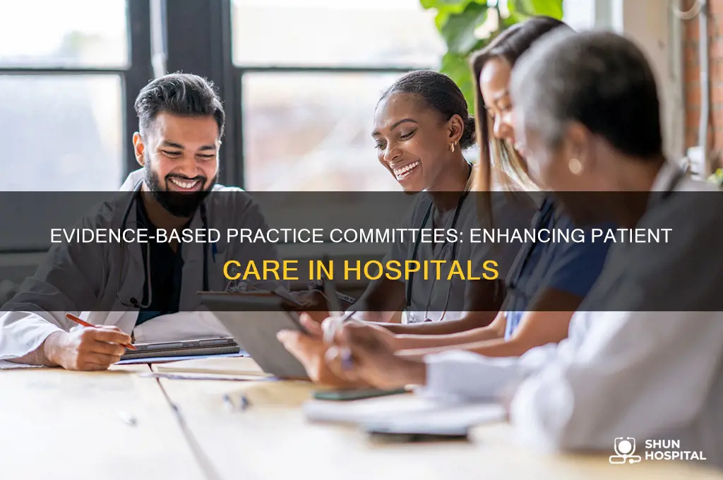 what do evidence based practice committee do in hospitals