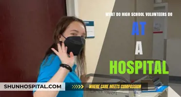 High School Volunteers: Roles and Impact in Hospital Settings