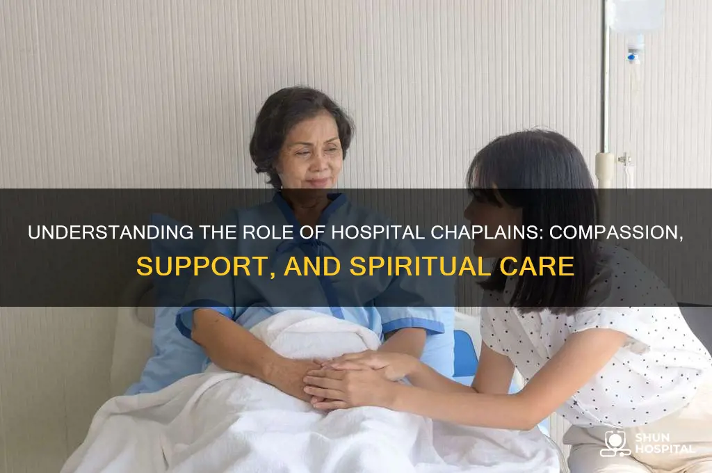 what do hospital chaplains do