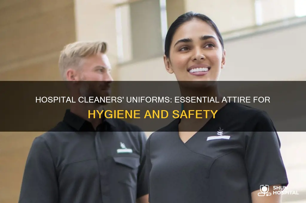 what do hospital cleaners wear