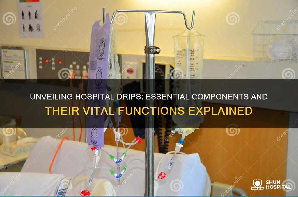 what do hospital drips contain