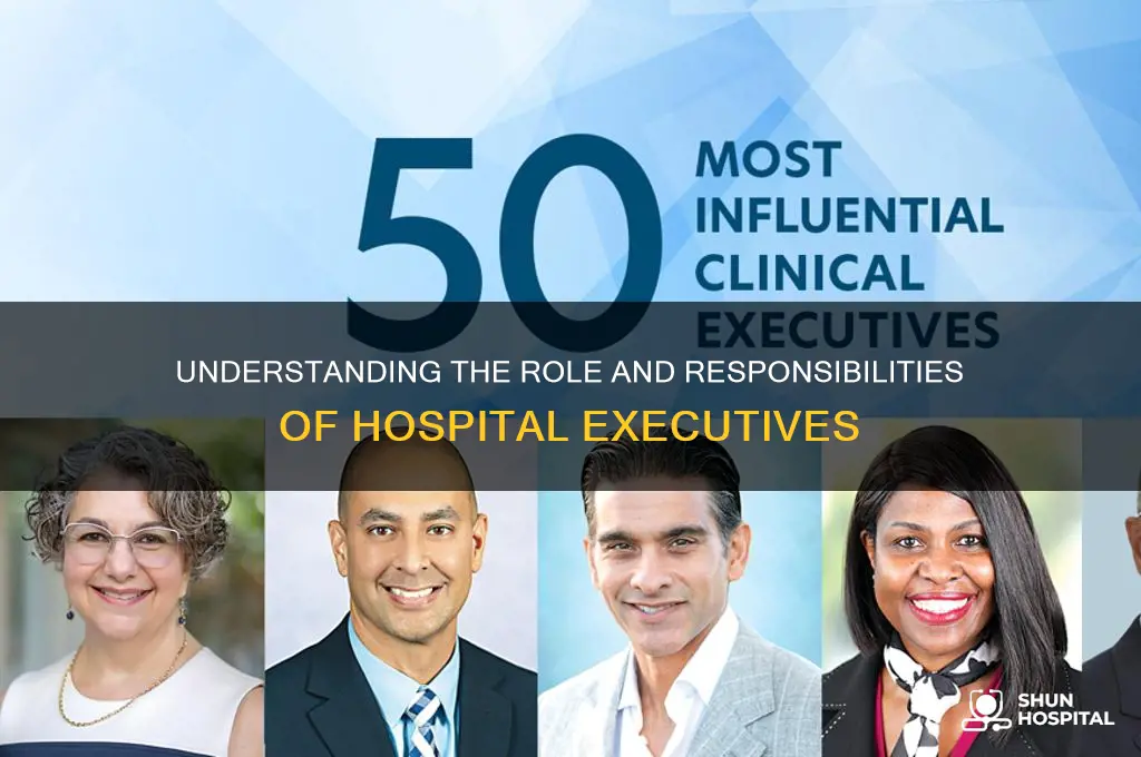 what do hospital executives do