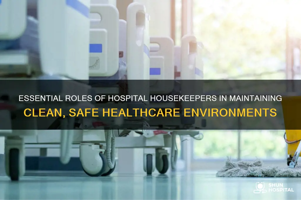 what do hospital housekeepers do