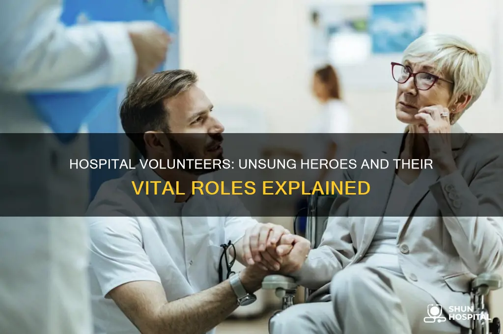 what do hospital nvolunteers do