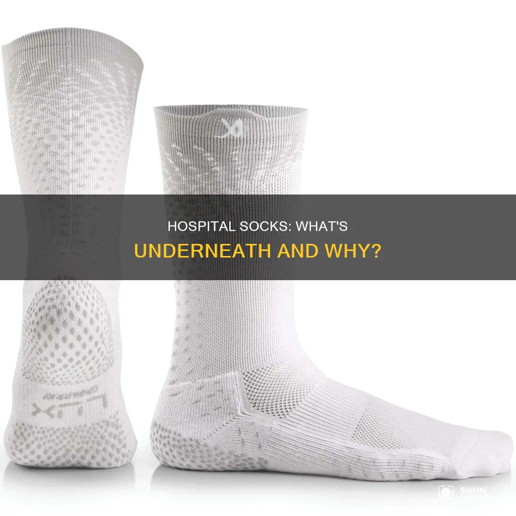 what do hospital socks have under them