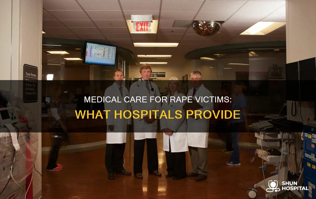what do hospitals do for rape victims