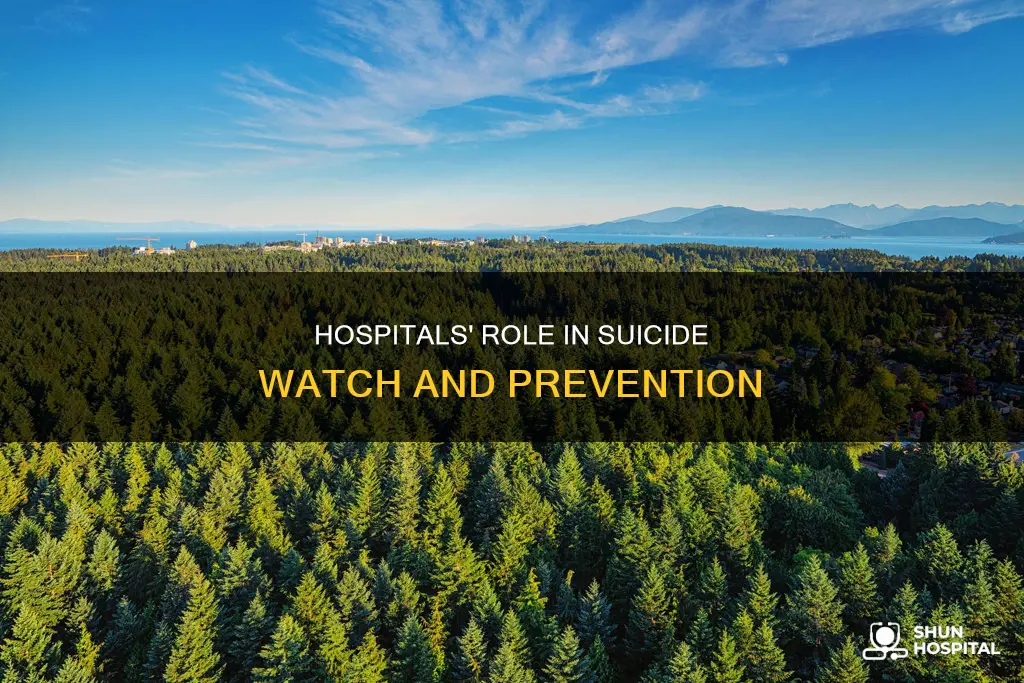 what do hospitals do for suicide watch